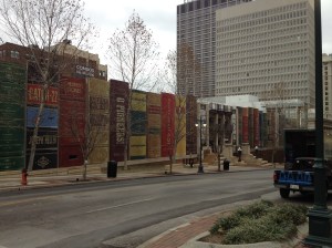 On my way to the Kansas City library.